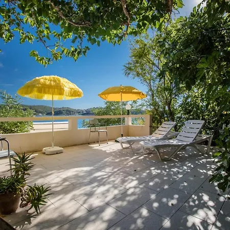 In With Sea View, Terrace, Air Conditioning, Wifi 4551-1 And 4551-2 Supetarska Draga
