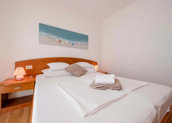 아파트 In With Sea View, Terrace, Air Conditioning, Wifi 4551-1 And 4551-2 수페타르스카 드라가
